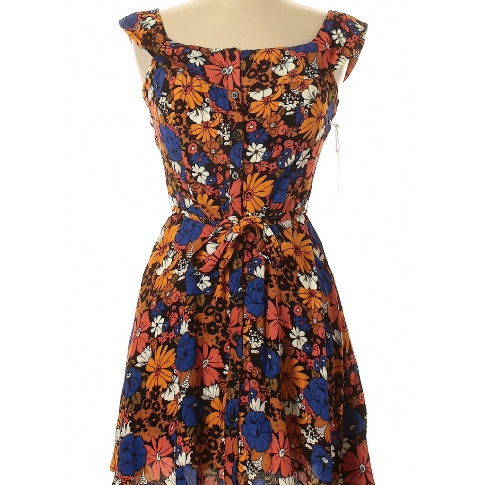 Forever 21 Floral Print Off Shoulder Sundress